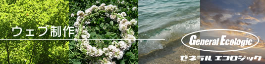 ゼネラルエコロジック　ウェブ制作